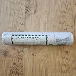 Quilting Paper Triangles On a Roll